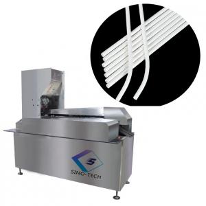Speed adjustable paper straw bending machine